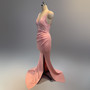 Dinner party dress sexy fashion long fishtail Slim Fit nightclub catwalk annual meeting dress