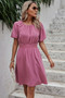 Two Pieces Solid Basic Elastic Round Neck Sets​