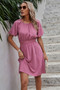 Two Pieces Solid Basic Elastic Round Neck Sets​