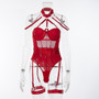 Nightclub sexy mesh See-Through erotic lingerie set jumpsuit