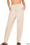 Zenana Drawstring Scuba Sweatpants with Pockets
