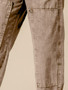 SO ME Mineral Washed Mid Rise Barrel Shape Pants