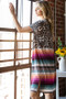 Heimish Full Size Animal Leopard and Stripe Open Cardigan Plus Size