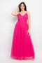 Glittered Straps Mesh Tulle Maxi Dress​