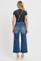 RISEN Full Size Knotted Strap Denim Overalls with Pockets Plus Size