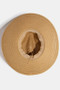 Fame Shell Beaded Wide Brim Straw Hat