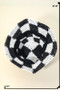 Fame Checkered Pattern Knit Bucket Hat