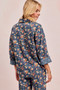 BiBi Washed Florla Print Denim Jacket