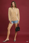 Umgee Soft Thermal Collared Long Sleeve Top