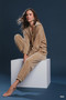 Umgee Soft Thermal Collared Long Sleeve Top