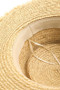 Fame Western Straw Braided Cowboy Sun Hat