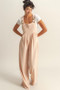 HYFVE Pleated Detail Front Pocket Wide Strap Overalls