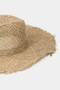 Fame Fringe Edge Straw Braided Western Fedora Hat