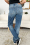 Judy Blue Full Size Mid Rise Release Hem Jeans