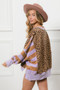 BiBi Leopard and Stripe Mixed Top