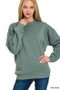 Zenana Fleece Round Neck Sweatshirts