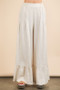 VERY J Palazzo Elastic Waist Comfy Pants