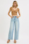 RISEN Full Size Mid Rise Fit Barrel Jeans Plus Size