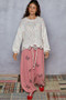 POL Round Neck Fringed Hem Sweater