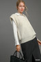 Umgee Oversized V Neck Vest