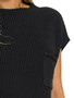 Zenana Mock Neck Short Sleeve Sweater