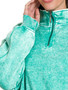 Zenana Acid Wash Fleece Quarter Zip Sweatshirt