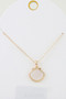 Classic Seashell Pendant Necklace