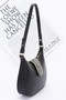 Faux Leather Hobo Bag​