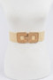 Metal Buckle Stretch Belt