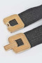 Metal Buckle Stretch Belt