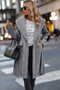 Elegant Long Sleeve Lapel Open Front Suit