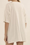 One Shoulder Side Slit Tie-Up Maxi Dress​