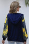 Tie Dye Full Zip Front Open Loose Hoodie