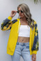 Tie Dye Full Zip Front Open Loose Hoodie
