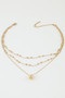 Triple Teardrop Chain Necklace