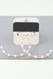 Twisted Pearl Open Hoop Earrings