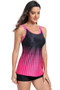 Two Pieces Dot Print Sleeveless Fit Swimsuits
