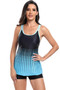 Two Pieces Dot Print Sleeveless Fit Swimsuits