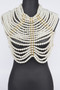 Faux Pearl Body Chain