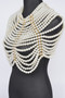 Faux Pearl Body Chain