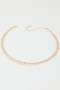 Double Disc Chain Necklace