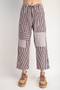 Striped Washed Twill Pants