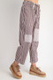 Striped Washed Twill Pants