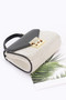 Canvas Top Handle Flap Bag