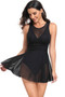 Solid Color Block Sleeveless Fit Ruffle Swimsuits