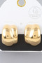 Wide Twist Hoop Earrings