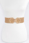 Double Metal Buckle Elastic Belt