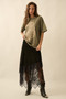 One Shoulder Side Slit Tie-Up Maxi Dress​​​