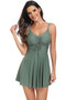 Ruched Waist Band One Piece Drawstring Swimsuit