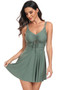 Ruched Waist Band One Piece Drawstring Swimsuit